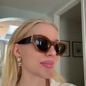 Yves Saint Laurent Tortoise Shell Sunglasses